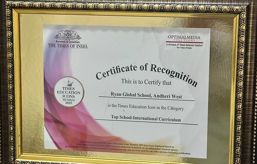 Education World India School Rankings 2025–26 - Ryan Global Schools