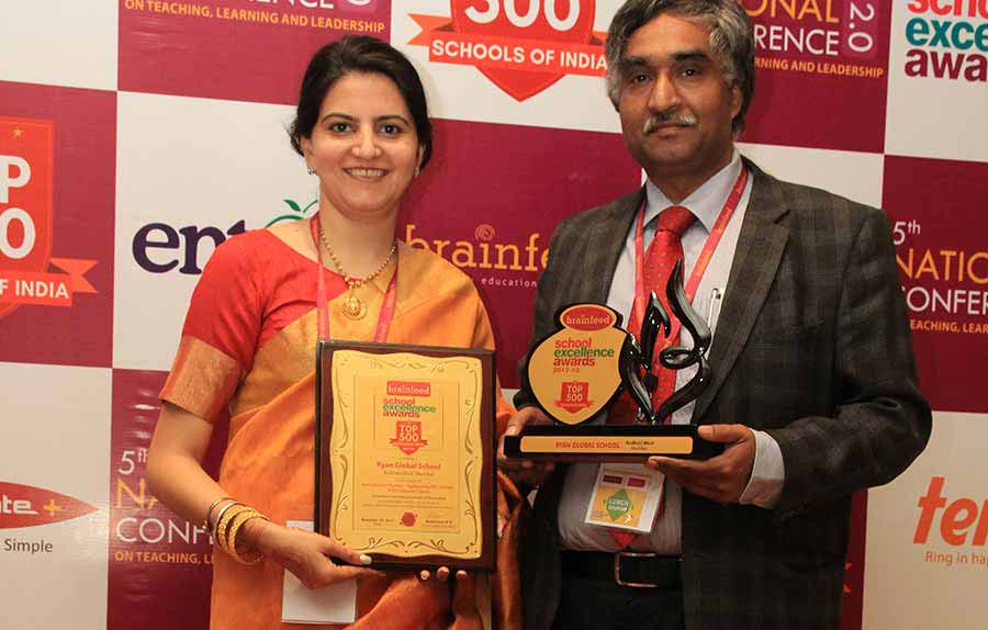 School Excellence Award 2017 Top 50 International Schools For India - Ryan Global Schools