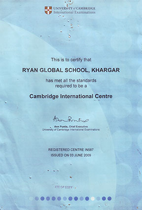 Cambridge International Centre - Ryan Global Schools