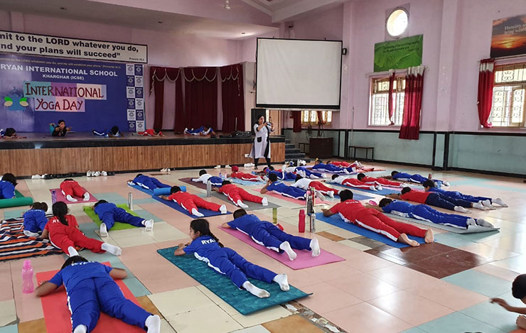 International Yoga Day - Ryan Global Schools, Kharghar