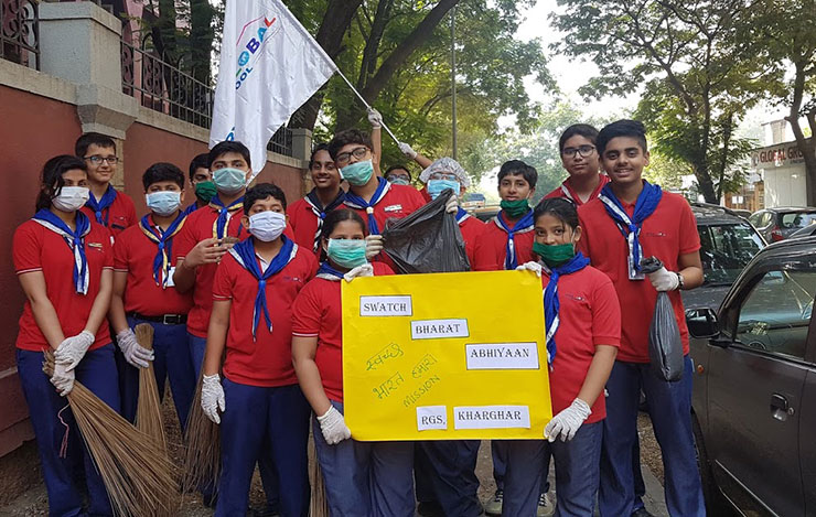 Swacchh Bharat Abhiyan - Ryan Global Schools, Kharghar